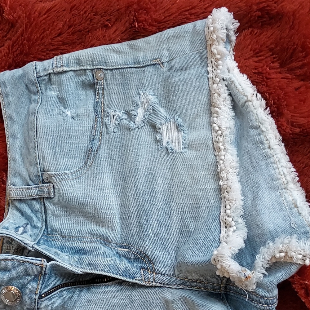 American Eagle Shortie Jean Shorts - Picture 6 of 10